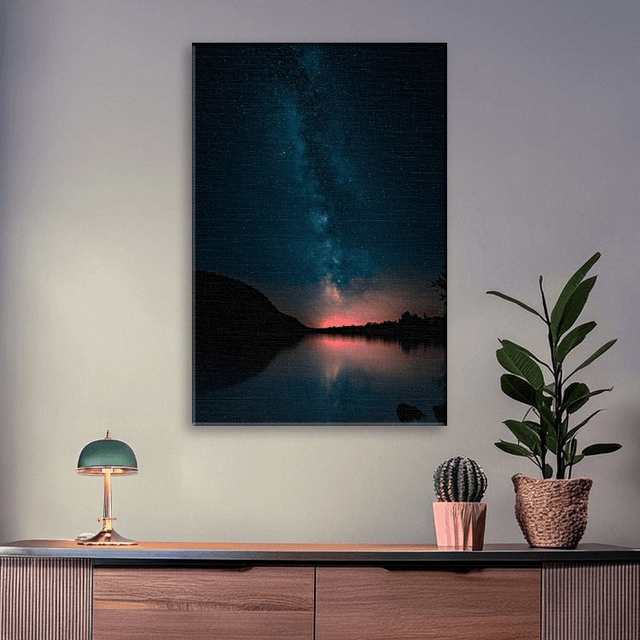 Voie Lactée au Lac d'Etival  - Jura - Toile