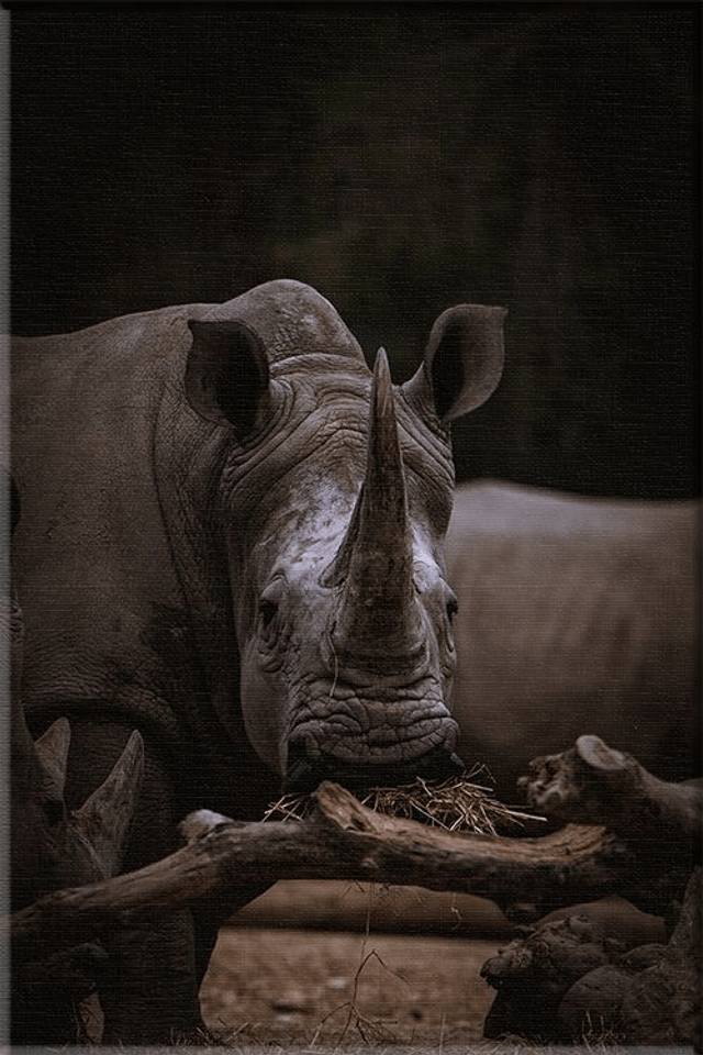 Rhinocéros - Faune - Toile