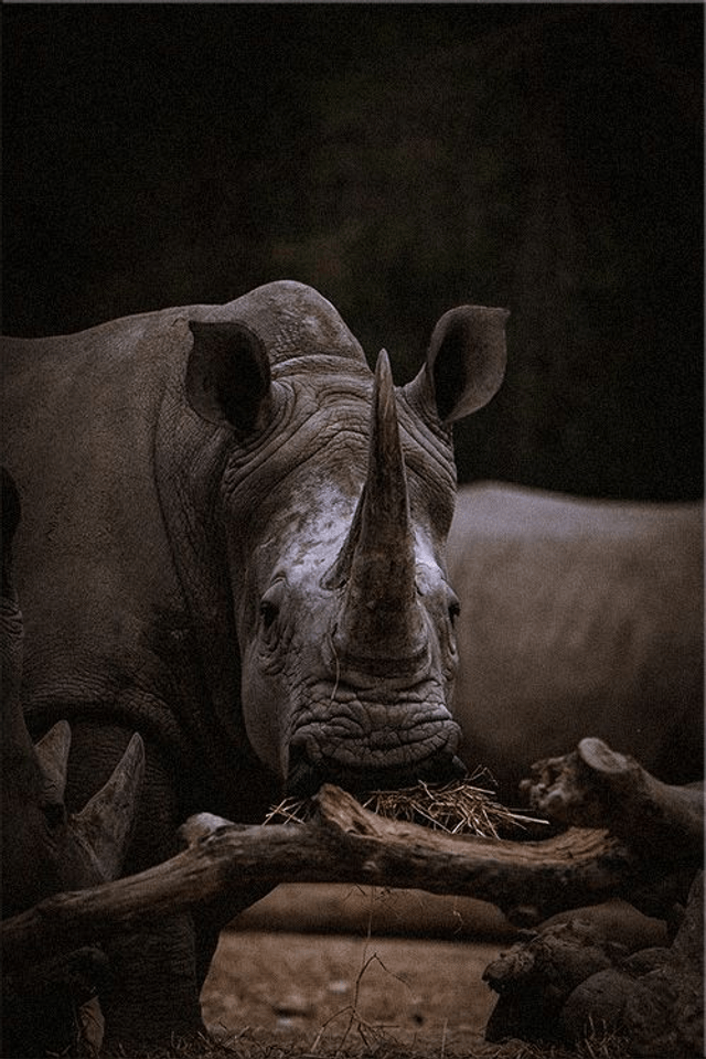 Rhinocéros - Faune - Aluminium