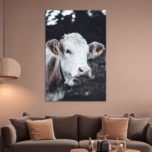 Vache 'Marguerite' - Faune - Aluminium