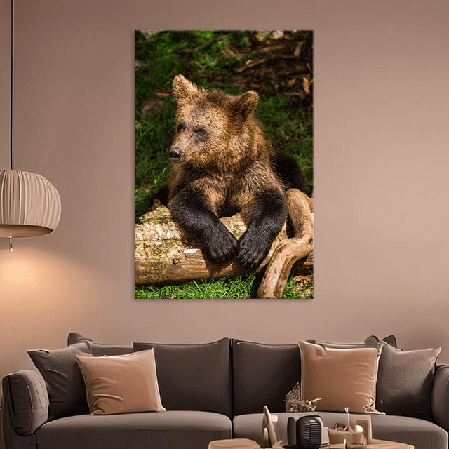 Ours 'Tanie' - Faune - Aluminium