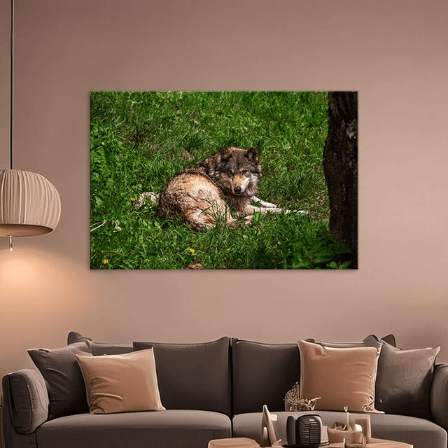 Jeune Loup 'Sky' - Faune - Aluminium