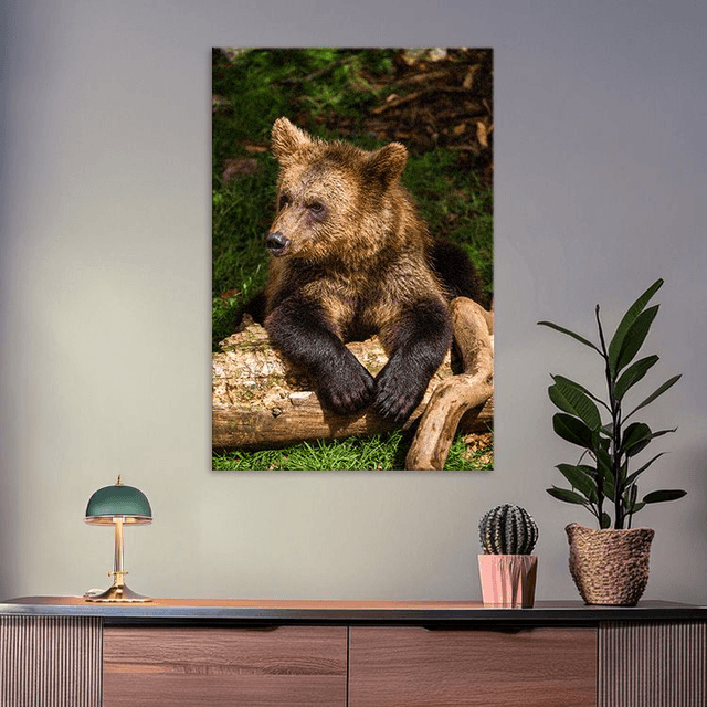 Ours 'Tanie' - Faune - Aluminium