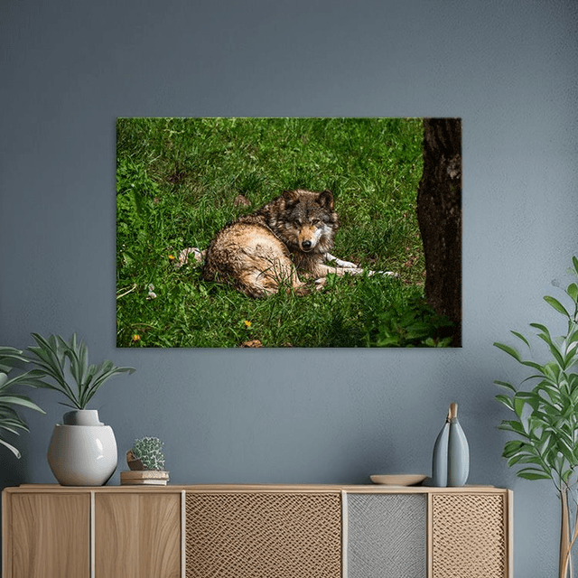 Jeune Loup 'Sky' - Faune - Aluminium